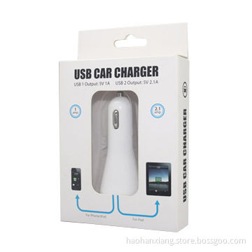 3.1A Dual USB Car Charger for iPad/iPhone, with Low Price